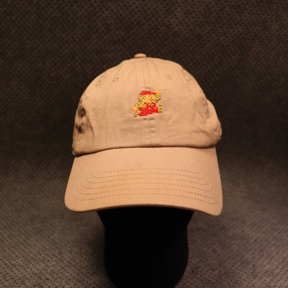 Nintendo Super Mario Bros Tan Hat One Size Mens
